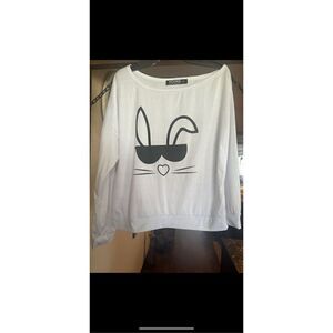 Cute bunny, lightweight sweatshirt 